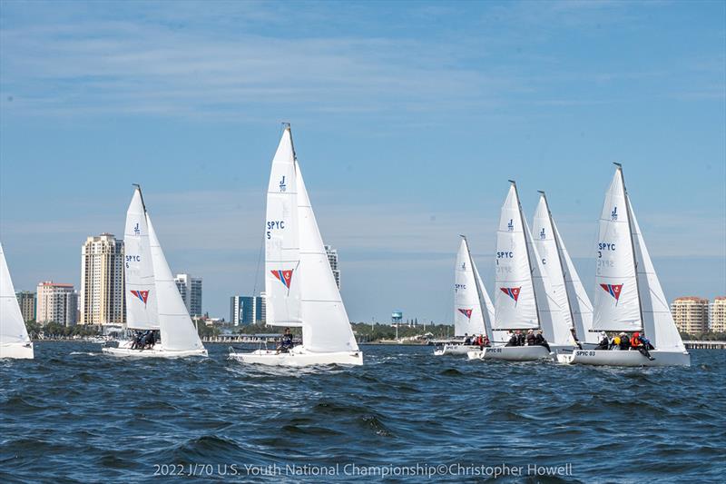 2022 J 70 U.S. Youth National Championship photo copyright Christopher Howell taken at St. Petersburg Yacht Club, Florida and featuring the J70 class