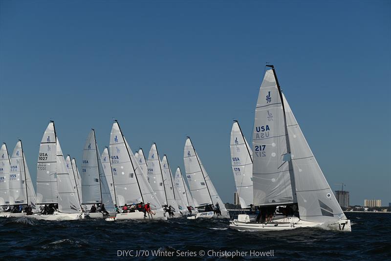 2022/2023 DIYC J 70 Winter Series 3 photo copyright Christopher Howell taken at Davis Island Yacht Club and featuring the J70 class