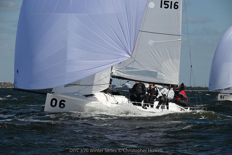 2022/2023 DIYC J 70 Winter Series 3 photo copyright Christopher Howell taken at Davis Island Yacht Club and featuring the J70 class