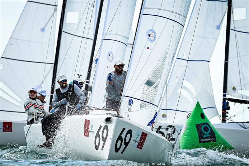 ‘Empeiria' delivers a three-race masterclass to lead the J/70s at the Bacardi Cup Invitational Regatta 2023 photo copyright Martina Orsini / Bacardi Cup taken at Coconut Grove Sailing Club and featuring the J70 class