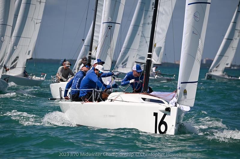 2023 J/70 Midwinters Championship photo copyright Christopher Howell taken at  and featuring the J70 class