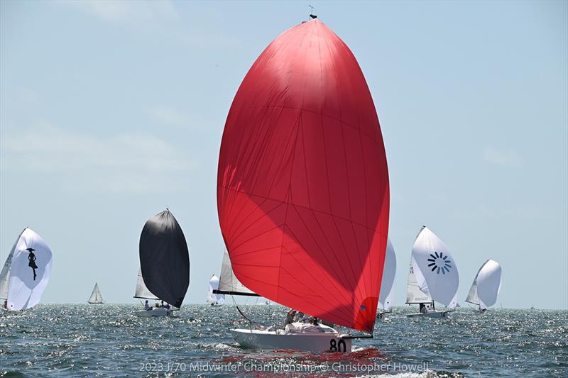 2023 J/70 Midwinters Championship - Day 2 photo copyright Christopher Howell taken at  and featuring the J70 class