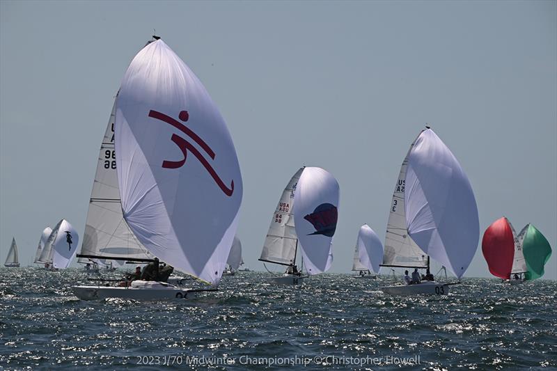 2023 J/70 Midwinters Championship - Day 2 - photo © Christopher Howell