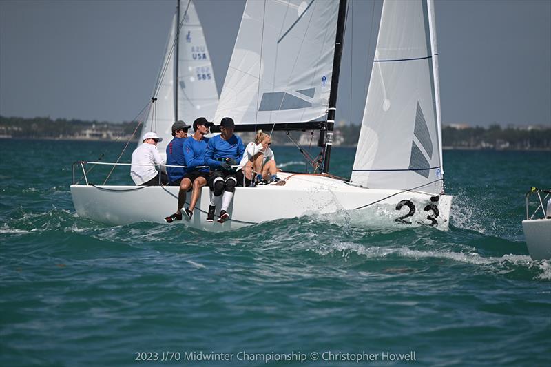 2023 J/70 Midwinters Championship - Day 2 - photo © Christopher Howell