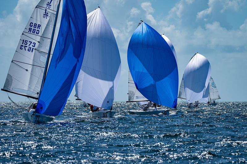 2023 J/70 Midwinters Championship - Final Day photo copyright Hannah Lee Noll taken at  and featuring the J70 class