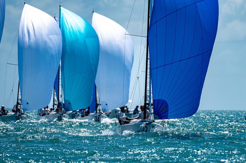 2023 J/70 Midwinters Championship - Final Day photo copyright Hannah Lee Noll taken at  and featuring the J70 class