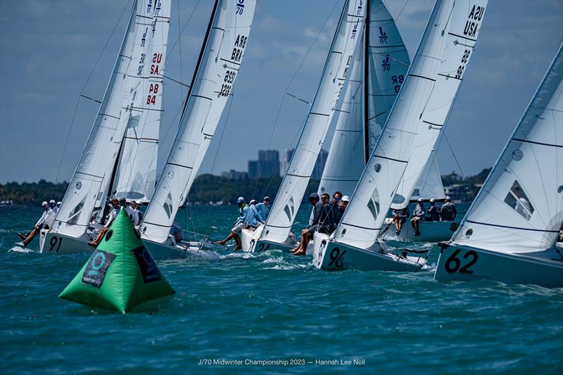 2023 J/70 Midwinters Championship - Final Day photo copyright Hannah Lee Noll taken at  and featuring the J70 class