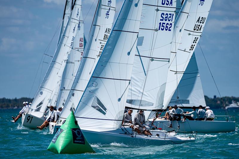 2023 J/70 Midwinters Championship - Final Day photo copyright Hannah Lee Noll taken at  and featuring the J70 class