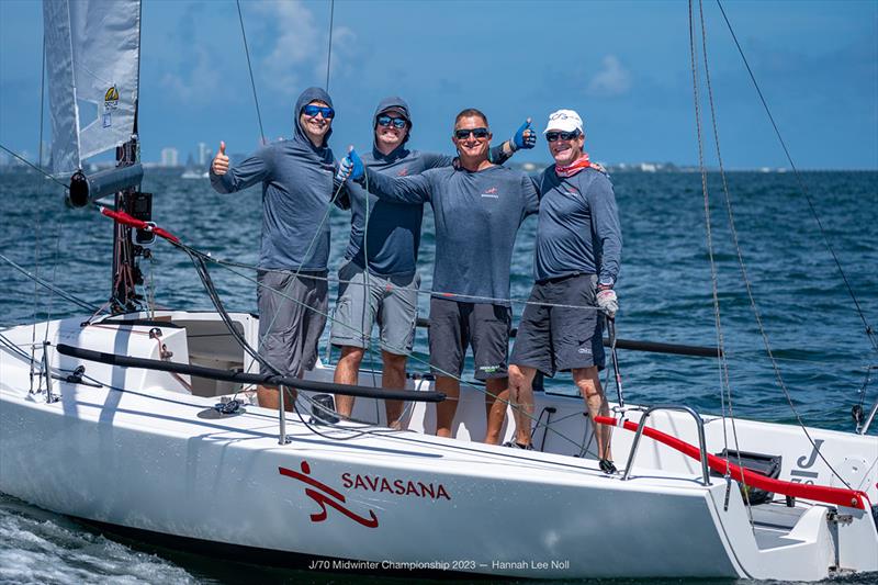 2023 J/70 Midwinters Championship - Final Day photo copyright Hannah Lee Noll taken at  and featuring the J70 class