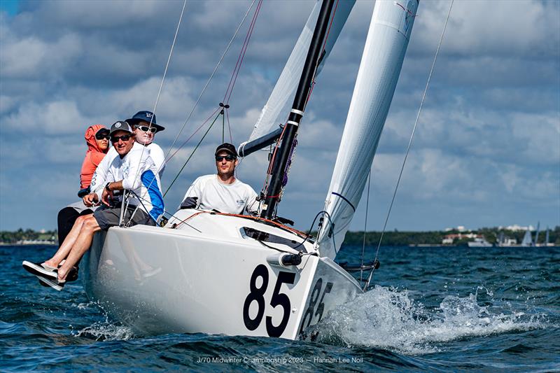 2023 J/70 Midwinters Championship - Final Day photo copyright Hannah Lee Noll taken at  and featuring the J70 class