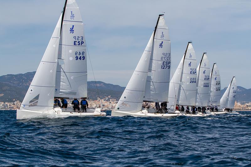 First regatta for the J/70 class at the Trofeo Princesa Sofía - photo © Laura G. Guerra