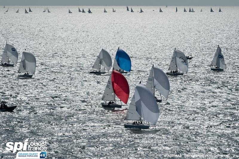 SPI Ouest France Regatta photo copyright Ademas Bregardis / Ouest France taken at Société Nautique de La Trinité-sur-Mer and featuring the J70 class