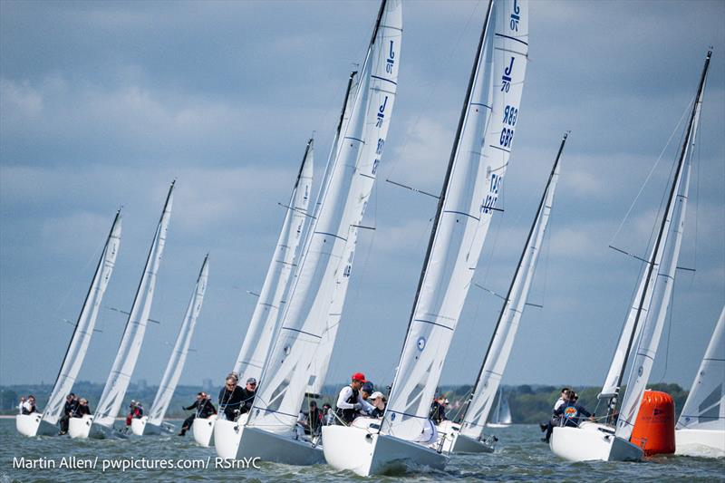 J/70 fleet - Royal Southern North Sails May Regatta 2023 photo copyright Martin Allen / pwpictures.com / RSrnYC taken at Royal Southern Yacht Club and featuring the J70 class