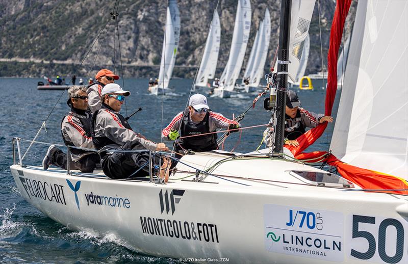 White Hawk by Gianfranco Noè, Race 1 and Race 3 winner - J/70 Corinthian World Cup - Day 1 photo copyright J/70 Italian Class | ZGN taken at Fraglia Vela Riva and featuring the J70 class