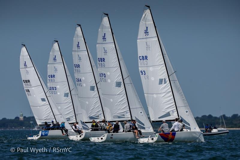 Champagne Charlie June Regatta sponsored by Charles Heidsieck photo copyright Paul Wyeth / www.pwpictures.com taken at Royal Southern Yacht Club and featuring the J70 class