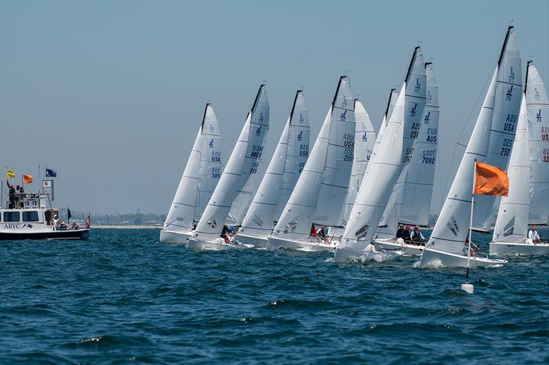 Long Beach Race Week photo copyright Tom Walker taken at Long Beach Yacht Club and featuring the J70 class