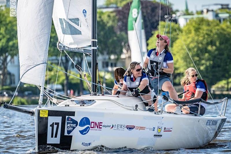 Women's J/70 HELGA Cup 2023 photo copyright Sven Jürgensen taken at Hamburger Segel-Club and featuring the J70 class