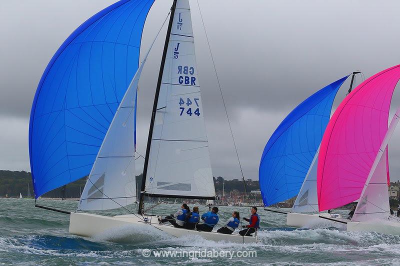 Royal Thames Academy on day 3 of Cowes Week 2023 photo copyright Ingrid Abery / www.ingridabery.com taken at Cowes Combined Clubs and featuring the J70 class