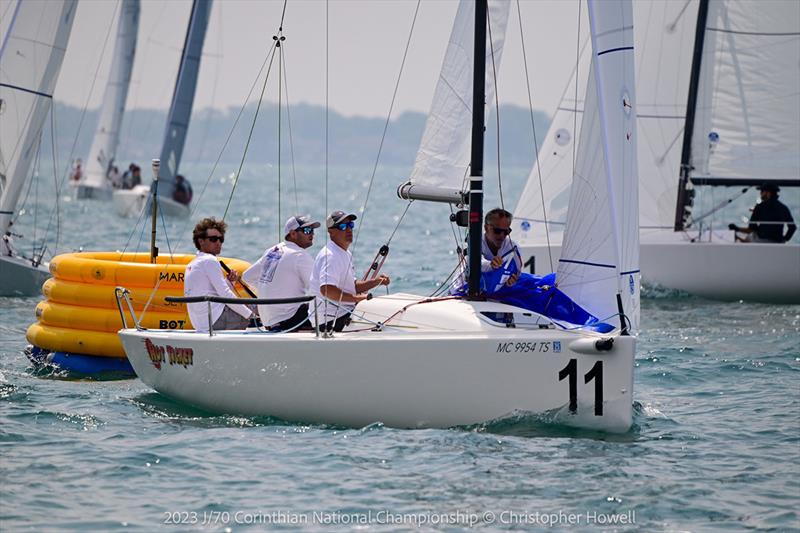 2023 J/70 Corinthian National Championship - Day 2 photo copyright Christopher Howell taken at Bayview Yacht Club and featuring the J70 class