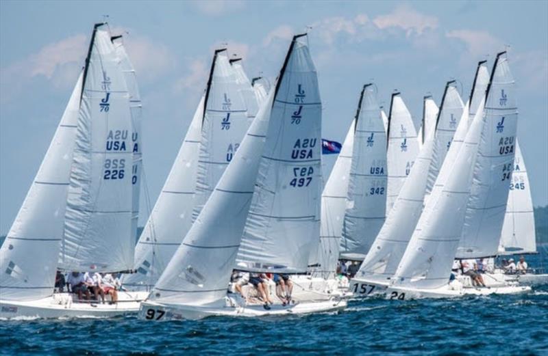 8th Annual Storm Trysail Club Ted Hood Regatta photo copyright Paul Todd / www.outsideimages.com taken at Eastern Yacht Club, Massachusetts and featuring the J70 class