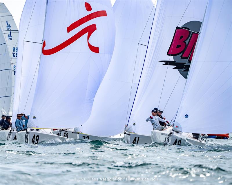 J/70 North Americans in the Windy City photo copyright Hannah Lee Noll taken at Chicago Yacht Club and featuring the J70 class