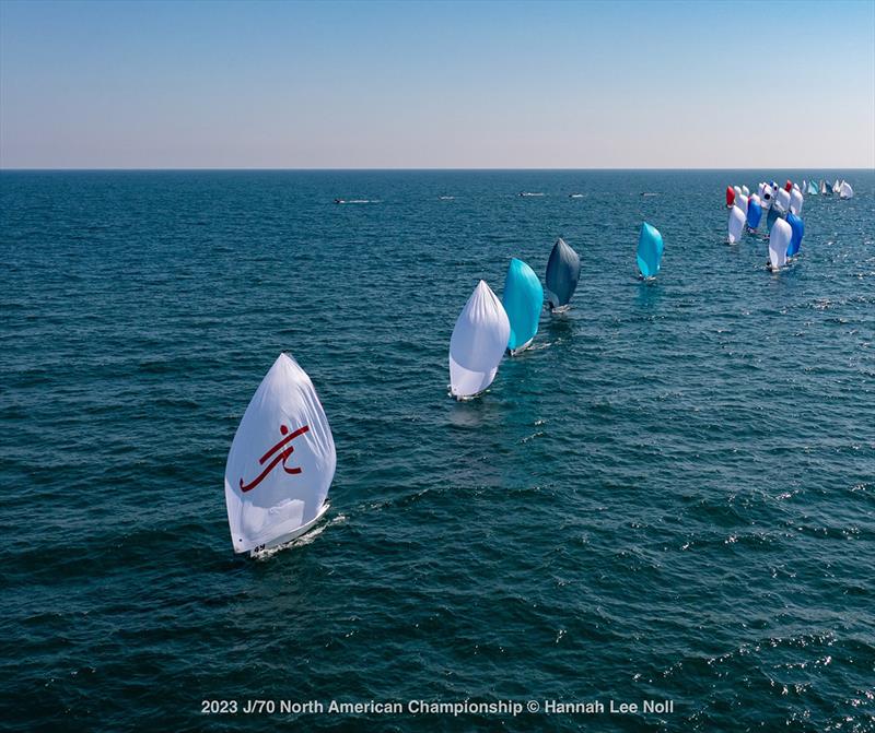 2023 J/70 North American Championship photo copyright Hannah Lee Noll taken at Chicago Yacht Club and featuring the J70 class