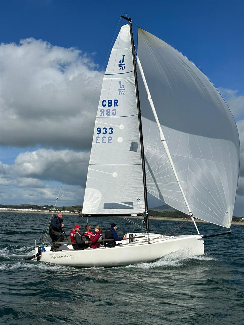 Pwllheli Autumn Challenge Series Day 1 - J70 Sgrech Bach photo copyright Andrew Hall taken at Pwllheli Sailing Club and featuring the J70 class