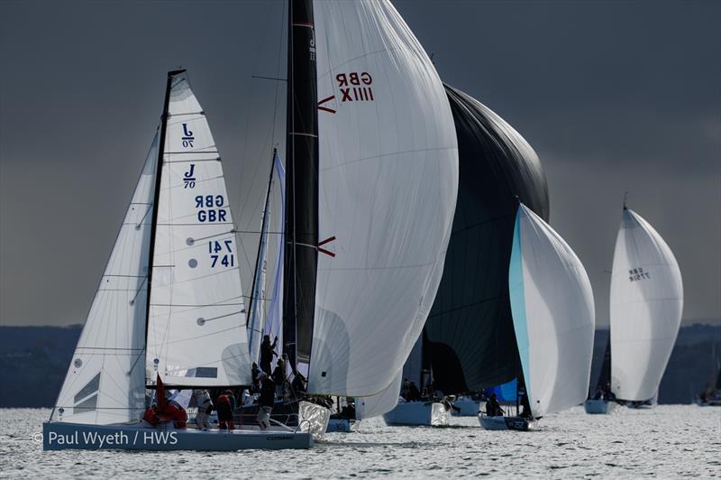 Cosmic - 42nd Hamble Winter Series - Week 3 photo copyright Paul Wyeth / www.pwpictures.com taken at Hamble River Sailing Club and featuring the J70 class