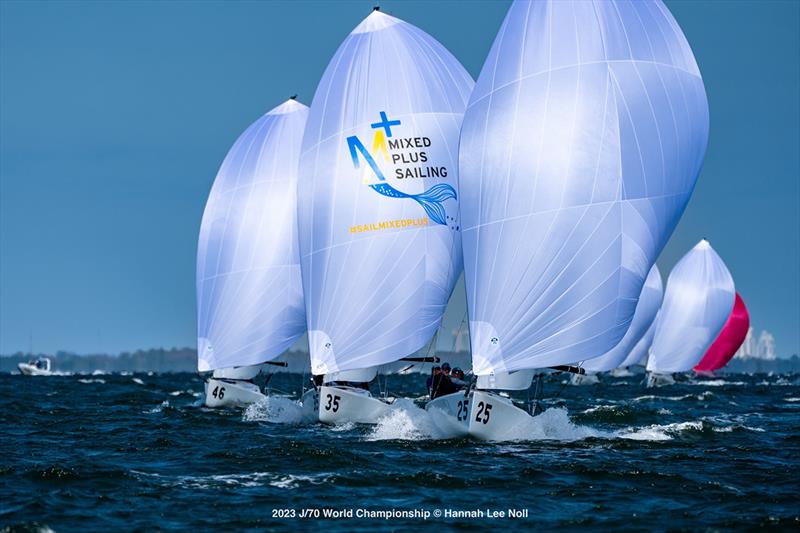 2023 J/70 World Championship - Day 2 - photo © Hannah Lee Noll