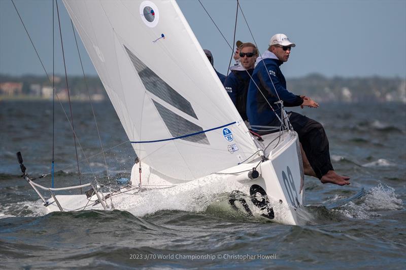 2023 J/70 World Championship Day 4 photo copyright Christopher Howell taken at St. Petersburg Yacht Club, Florida and featuring the J70 class