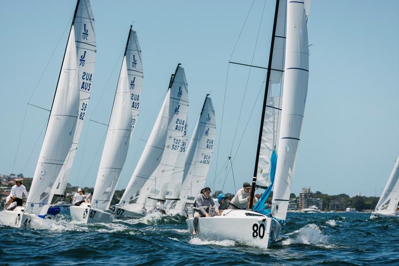 2024 J/70 NSW Championship, Day 1 photo copyright Darcie Collington Photography taken at Royal Sydney Yacht Squadron and featuring the J70 class