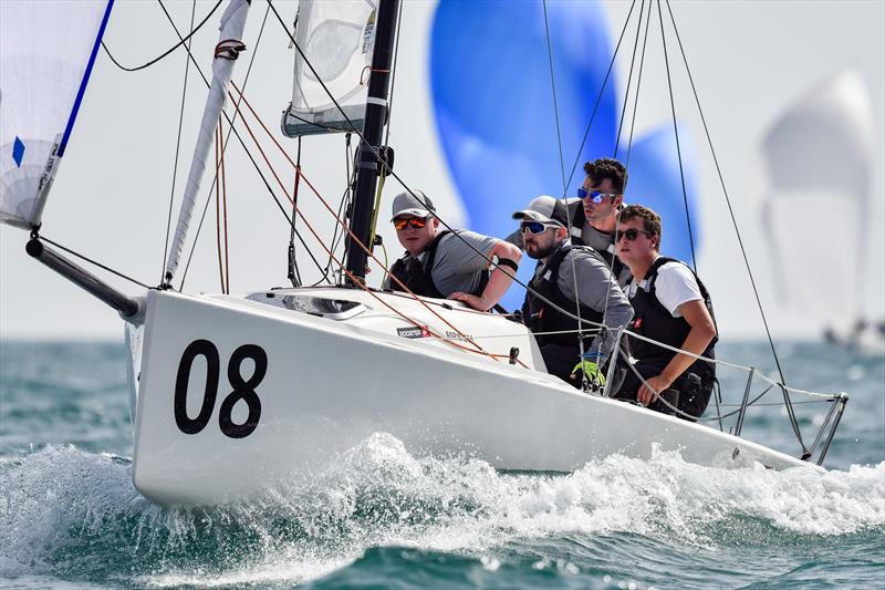 Little J during the J70 Europeans 2023 in Weymouth photo copyright James Tomlinson taken at Weymouth & Portland Sailing Academy and featuring the J70 class