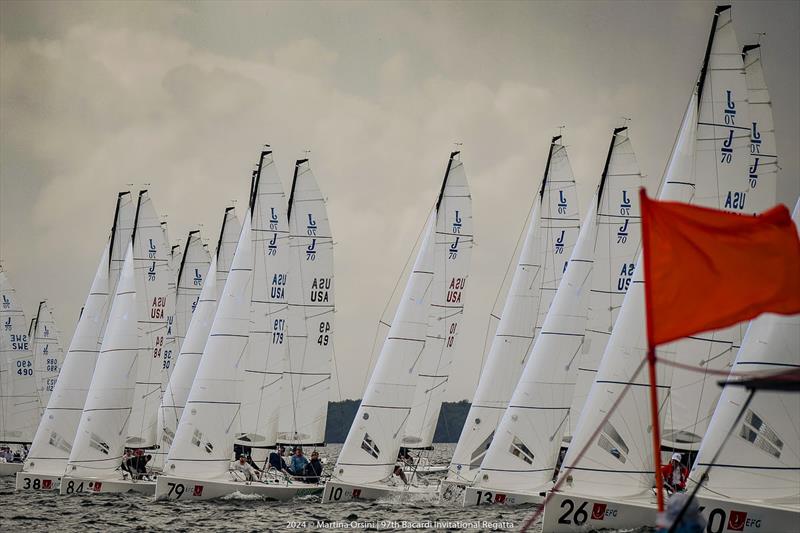 Bacardi Invitational Regatta J70 opening day start during the 97th Bacardi Cup - photo © Martina Orsini