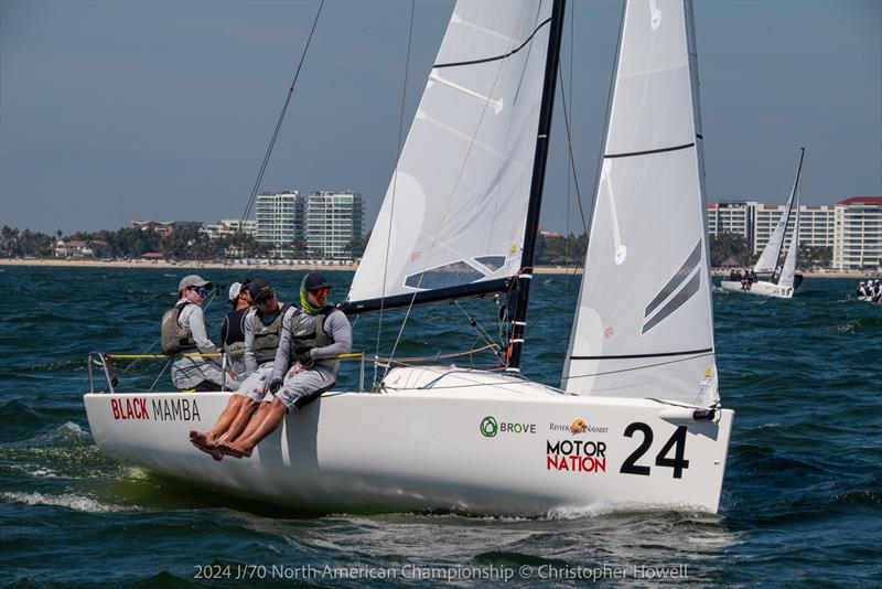 2024 J70 North American Championships - Day 2 photo copyright Christopher Howell taken at Vallarta Yacht Club and featuring the J70 class