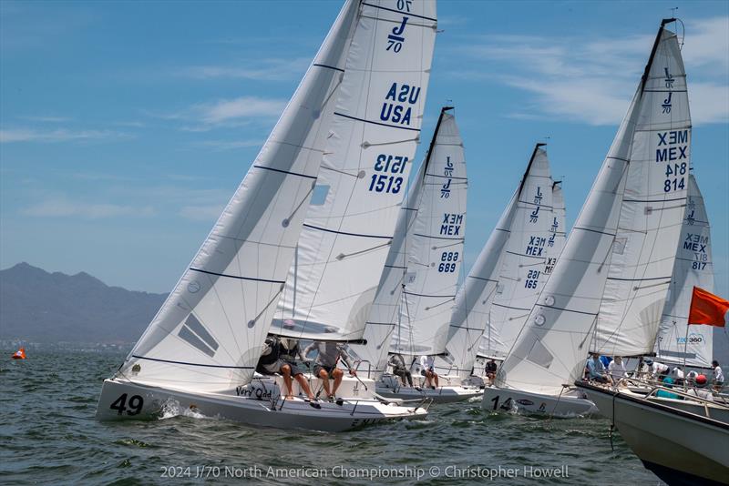 2024 J70 North American Championships - Day 2 photo copyright Christopher Howell taken at Vallarta Yacht Club and featuring the J70 class