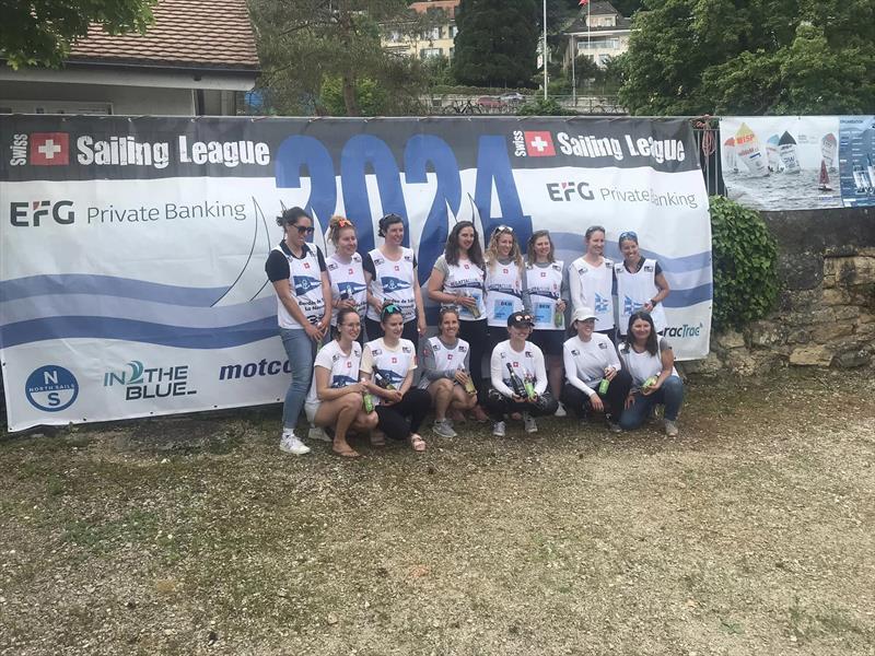 Regatta Club Bodensee wins Swiss J/70 Women's Sailing League Act 1- Biel-Bienne photo copyright Swiss Sailing League taken at Yacht Club Bielersee and featuring the J70 class