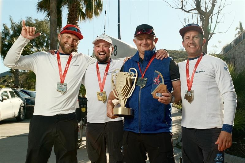 Tenzor International Cup Stage 5 Prize Giving photo copyright Vladimir Vishnevski taken at Tenzor Sailing Club and featuring the J70 class