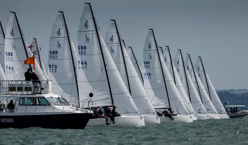 J70 fleet photo copyright Paul Wyeth taken at Royal Thames Yacht Club and featuring the J70 class