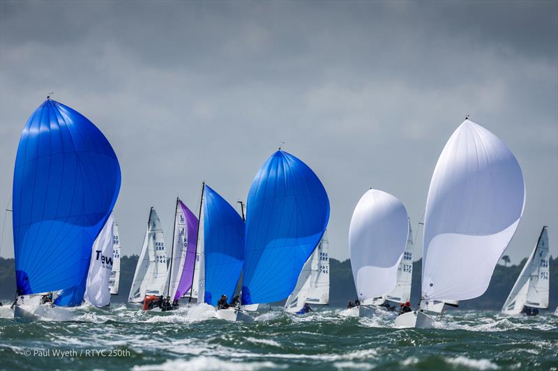 J70 Fleet on day 4 of the Royal Thames Yacht Club 250th Anniversary Regatta - photo © Paul Wyeth / www.pwpictures.com