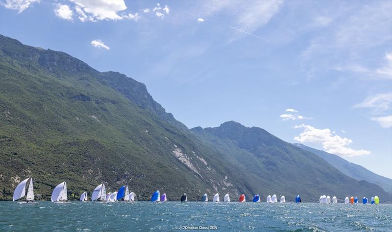 J/70 Mixed-Plus World Championship 2025 - Day 2 photo copyright J/70 Italian Class / Zerogradinord taken at Circolo Vela Torbole and featuring the J70 class