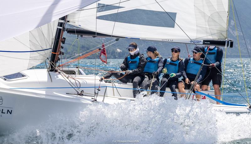 J/70 Mixed-Plus World Championship 2025 at Circolo Vela Torbole - Day 3 photo copyright J/70 Italian Class / Zerogradinord taken at Circolo Vela Torbole and featuring the J70 class