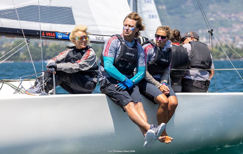 J/70 Mixed-Plus World Championship 2025 at Circolo Vela Torbole - Day 3 photo copyright J/70 Italian Class / Zerogradinord taken at Circolo Vela Torbole and featuring the J70 class