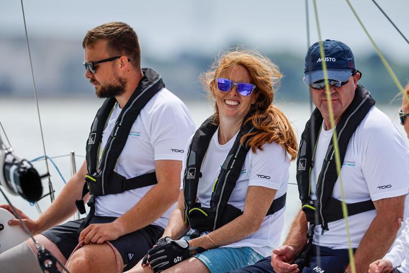 Stride Forward's pre-Cowes training - Ben Pearson (right) and Holly King - photo © Paul Wyeth / www.pwpictures.com