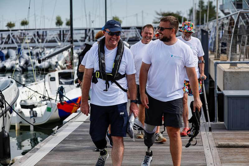 Stride Forward's pre-Cowes training - Jim Goldsby (left) and Ben Pearson (right) - photo © Paul Wyeth / www.pwpictures.com
