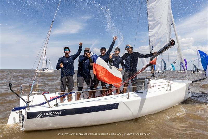 2025 J/70 World Championship photo copyright Matias Capizzano taken at Yacht Club Argentino and featuring the J70 class