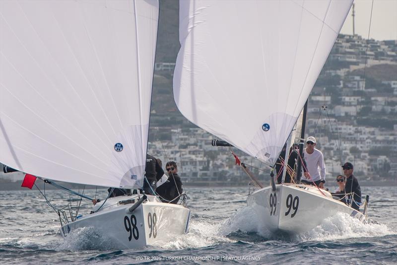 J/70 Türkiye Championship day 3 photo copyright Seayou Agency taken at Tenzor Sailing Club and featuring the J70 class