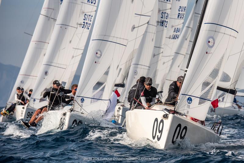J/70 Türkiye Championship day 3 photo copyright Seayou Agency taken at Tenzor Sailing Club and featuring the J70 class