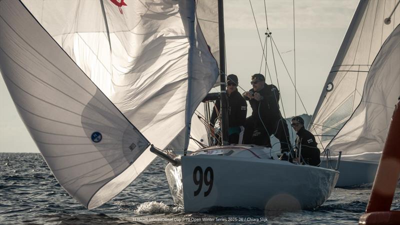 Tenzor International Cup - J/70 Open Winter Series 2025/26 Leg 3 Day 1 - photo © Chiara Slijk