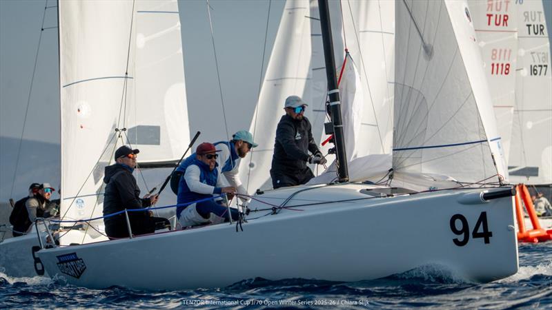 Tenzor International Cup - J/70 Open Winter Series 2025/26 Leg 3 Day 2 - photo © Chiara Slijk