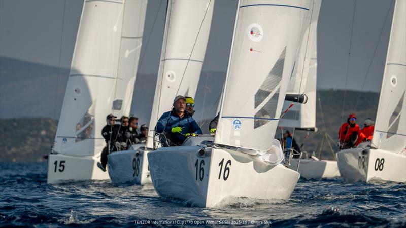 Tenzor International Cup - J/70 Open Winter Series 2025/26 Leg 3 Day 2 - photo © Chiara Slijk